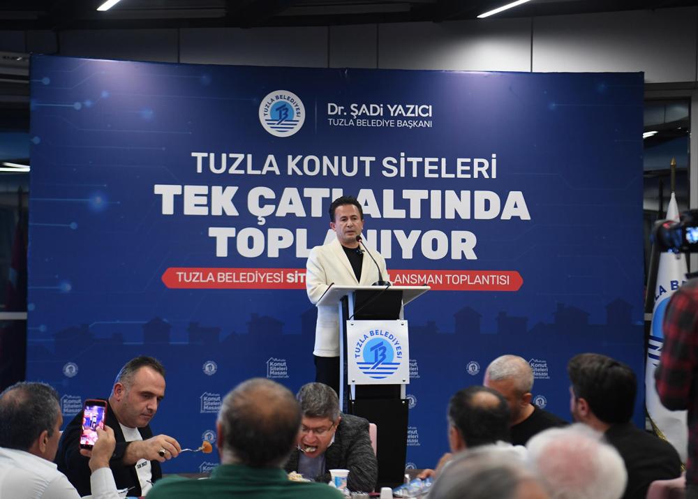 TUZLA BELEDİYESİ İLÇEDEKİ 275 SİTE İÇİN ÇÖZÜM MASASI KURDU