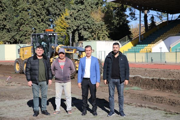 ADIYAMAN ATATÜRK STADYUMUNDA BAKIM VE YENİLEME ÇALIŞMALARI BAŞLADI