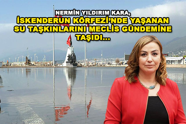 MİLLETVEKİLİ KARA, İSKENDERUN KÖRFEZİ’NDE YAŞANAN SU TAŞKINLARINI MECLİS GÜNDEMİNE TAŞIDI