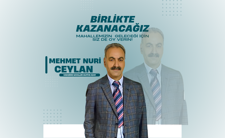 MEHMET NURİ CEYLAN; GAZİOSMANPAŞA'NIN UMUDU! AİLE ODAKLI BAKIŞI VE ÇÖZÜM SÖZLERİYLE DİKKAT ÇEKİYOR