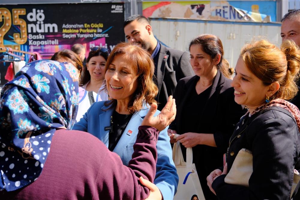 OYA TEKİN, SEÇİM KAMPANYASININ EN YOĞUN HAFTASINI YAŞADI