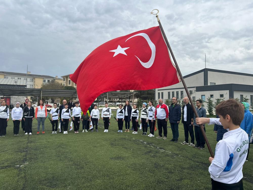 Gelibolu'da Okçuluk İl Şampiyonası Yapıldı