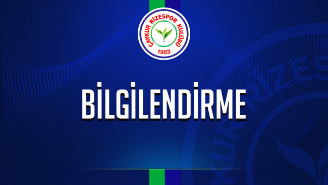 Çaykur Rizespor'dan Faye’nin Sağlık Durumu Hakkında Bilgilendirme