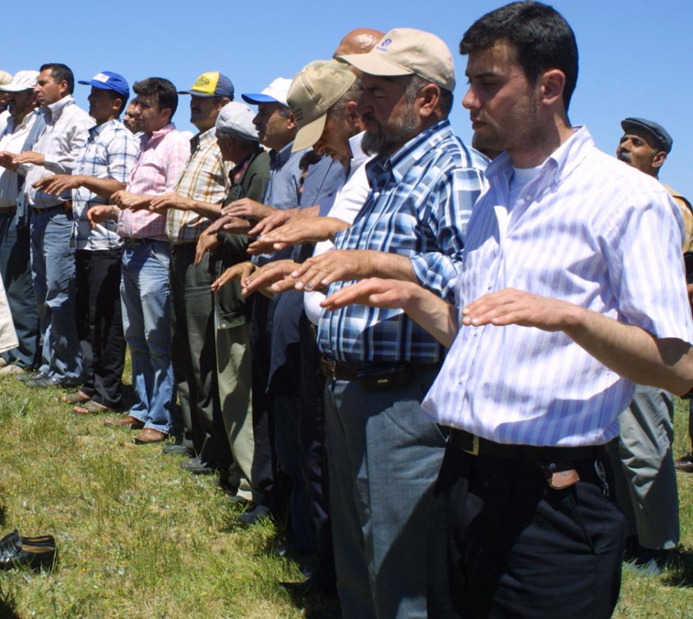 Beypazarı İlçesinde Mahalle sakinleri Yağmur duasında bulunuyor