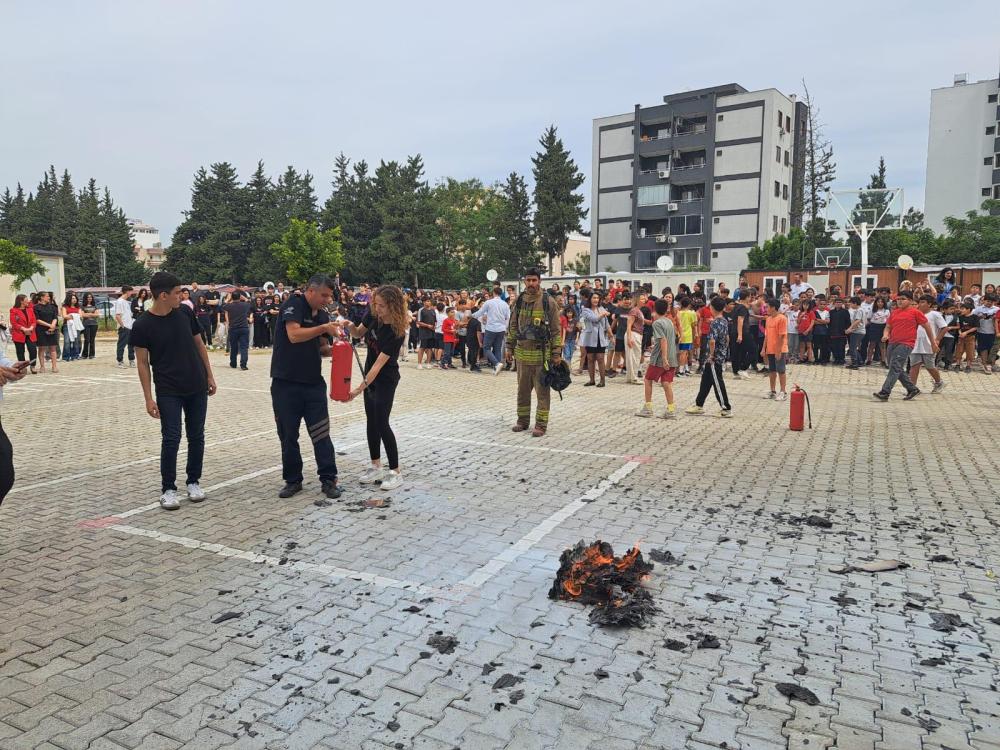 HATAY BÜYÜKŞEHİR BELEDİYESİ, YANGIN GÜVENLİĞİ EĞİTİMLERİNE DEVAM EDİYOR