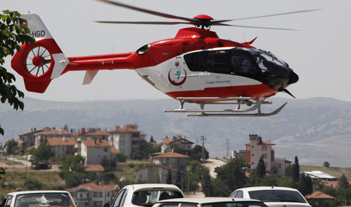 Kalp Krizi Geçiren Hasta hava ambulansıyla Ankara’ya gönderildi