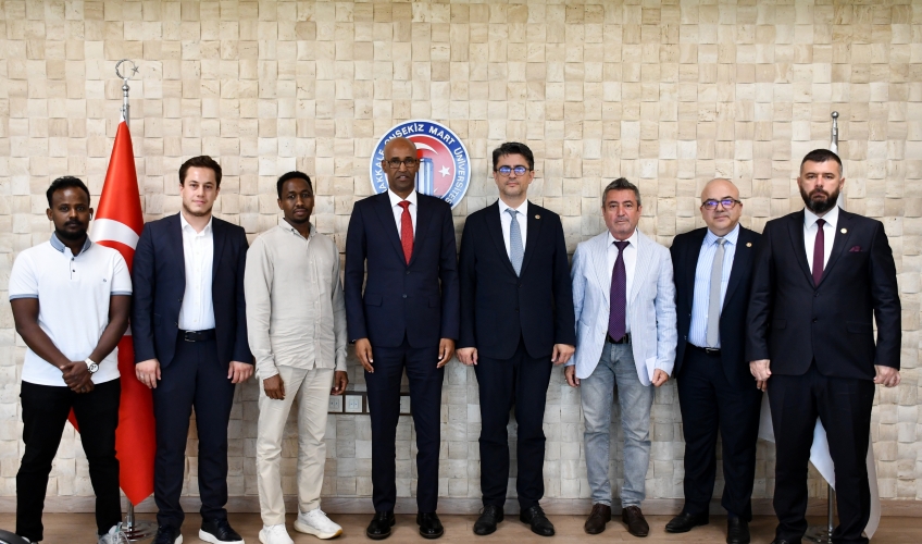 Somali Büyükelçisinden Çanakkale On sekiz Mart Üniversitesine İş Birliği Ziyareti