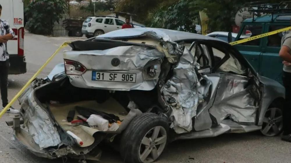 Hatay’da Freni Patlayan Kamyon Feci Kazaya Yol Açtı!