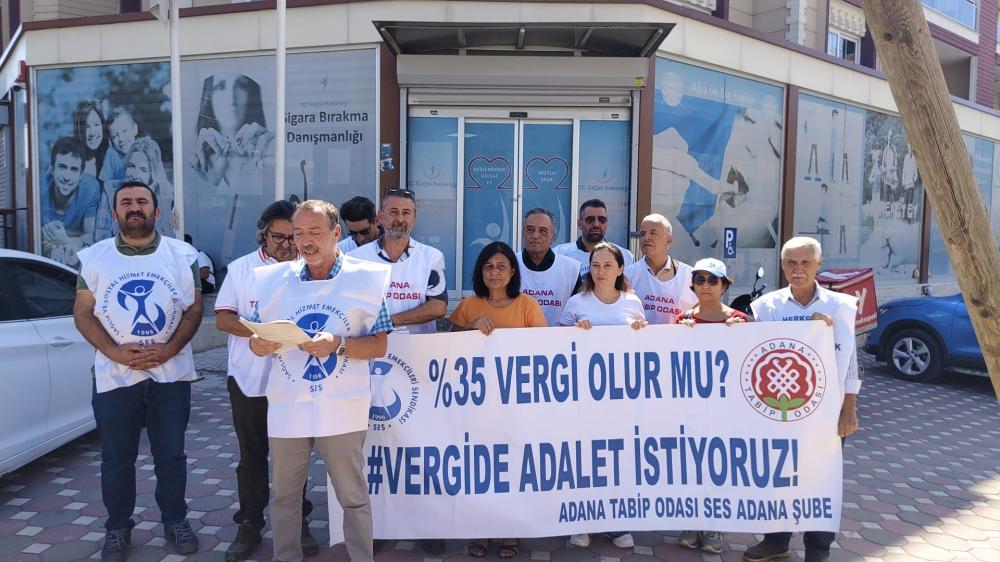 Sağlık Çalışanları Vergide Adalet İçin 29 Haftadır Eylemde