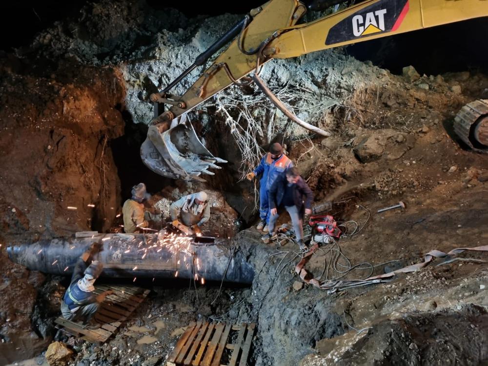 Havşeri İsale Hattındaki Sorun Giderildi, Şehre Su Arzı Yeniden Başladı