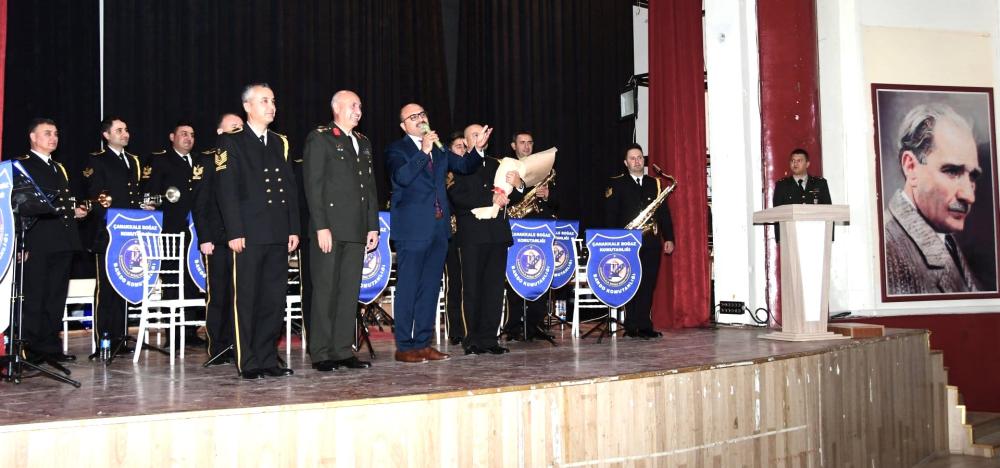 Çanakkale Boğaz Komutanlığı’ndan Cumhuriyet’e Özel Bando Konseri