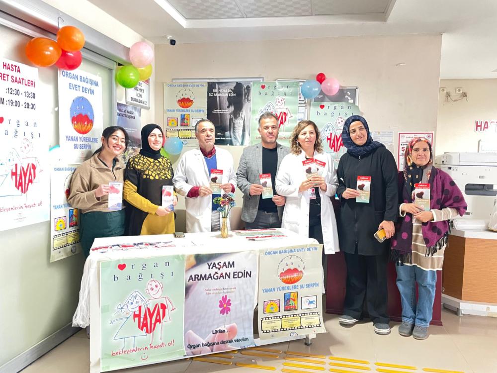 Gölbaşı Devlet Hastanesi'nden Organ Bağışı Haftasında Farkındalık Çalışması