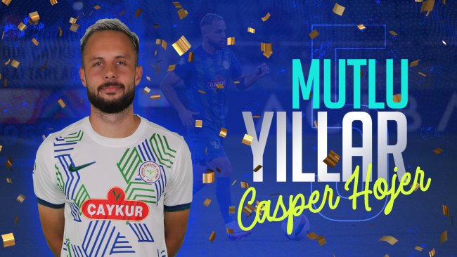 Çaykur Rizespor, Casper Højer'in Doğum Gününü Kutladı