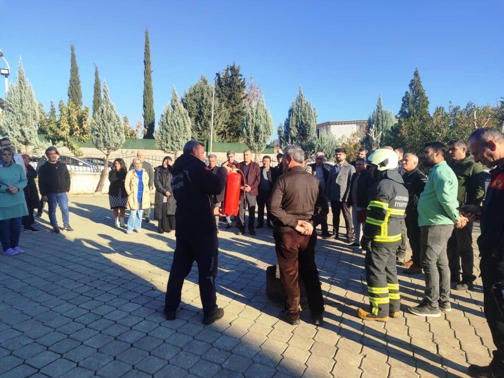 ADSM’de yangın tatbikatı gerçekleştirildi