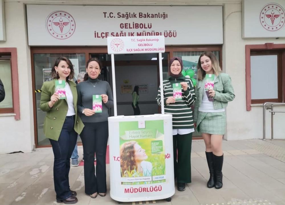 GELİBOLU’DA SERVİKS KANSERİ FARKINDALIK ETKİNLİĞİ DÜZENLENDİ