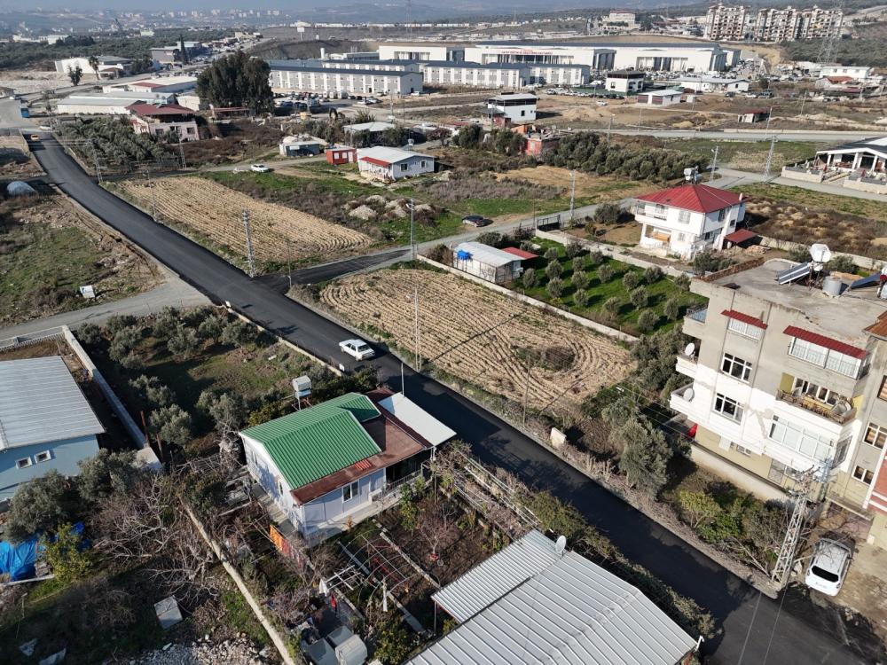 Hatay Büyükşehir Belediyesi Yol Çalışmalarına Devam Ediyor