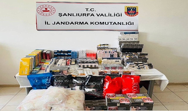 ŞANLIURFA'DA KAÇAKÇILARA NEFES ALDIRMAYAN OPERASYON! KAÇAK ÜRÜNLER ELE GEÇİRİLDİ