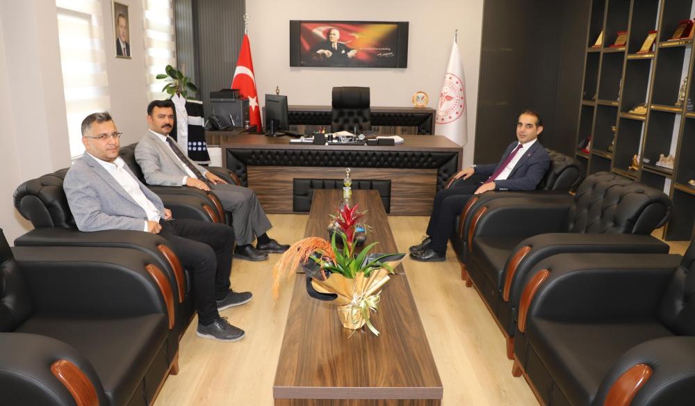 KAHTA KAYMAKAMI SOYSAL’DAN İL SAĞLIK MÜDÜRÜ ŞİRİK’E ZİYARET