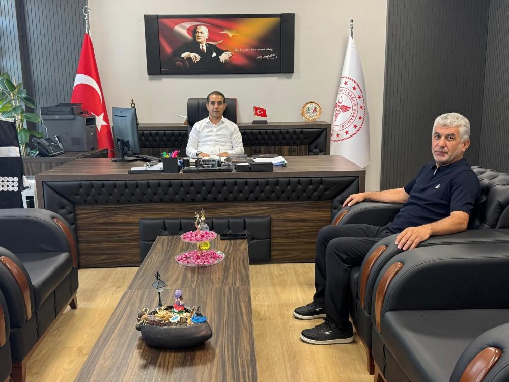 TÜRK SAĞLIK-SEN\'DEN İL SAĞLIK MÜDÜRÜ PROF. DR. ŞİRİK’E ZİYARET