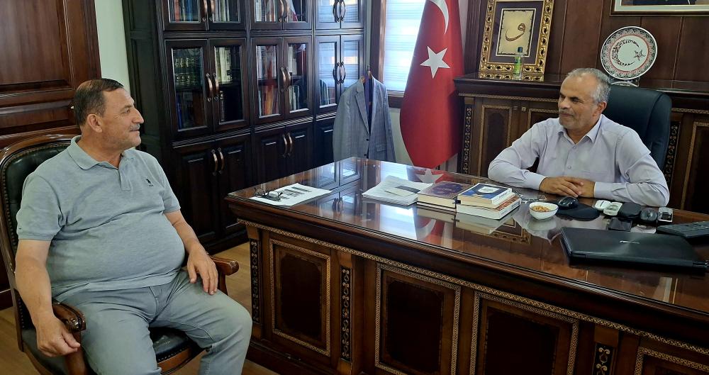 İzmir İli Selçuk ilçesi Müftüsünden yeni müftüye ziyaret: