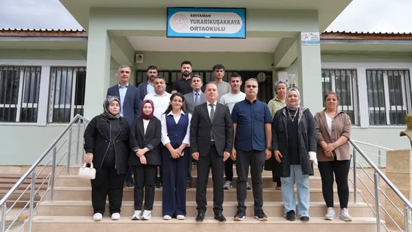 İl Millî Eğitim Müdürü Ali Tosun’dan Yukarı Kuşakkaya İlk ve Ortaokuluna Ziyaret