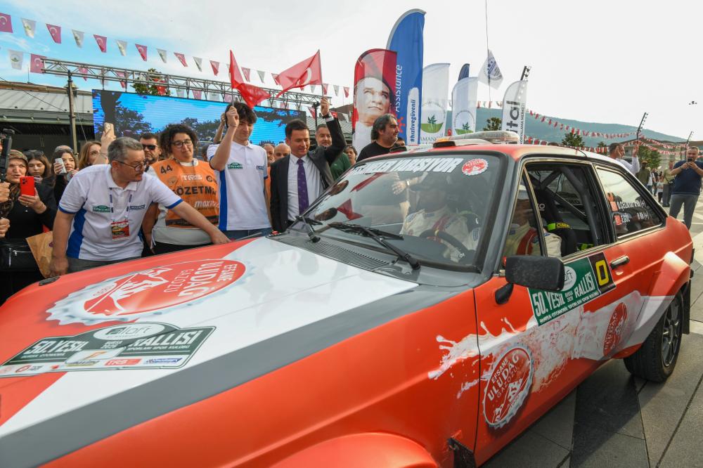 50. Yeşil Bursa Rallisi Osmangazi’den Start Aldı