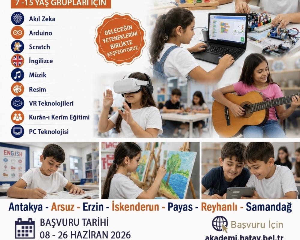 HBB’NİN YAZ KURSLARINA BAŞVURULAR DEVAM EDİYOR