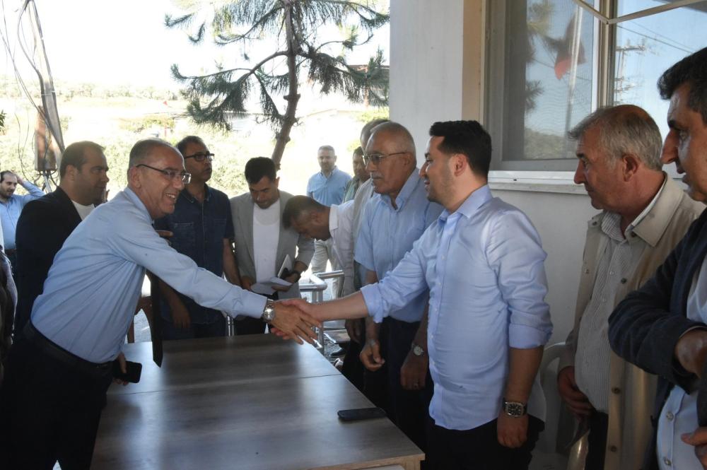 BAŞKAN YAPAR, ÜZÜMDALI MAHALLESİ’NDE MUHTARLARLA BİR ARAYA GELDİ