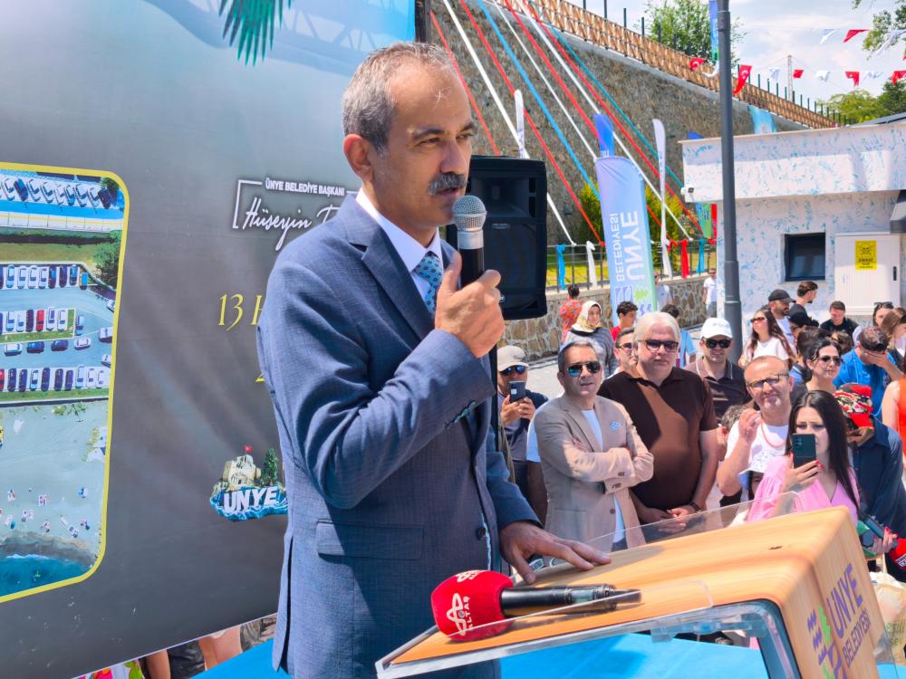ÜNYE’DE AQUAPARK VE AİLE PLAJI HİZMETE AÇILDI