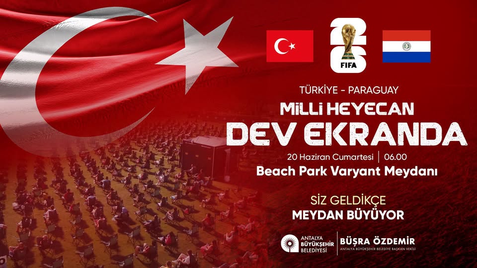 Milli maç heyecanı Varyant Meydanı'nda yaşanacak