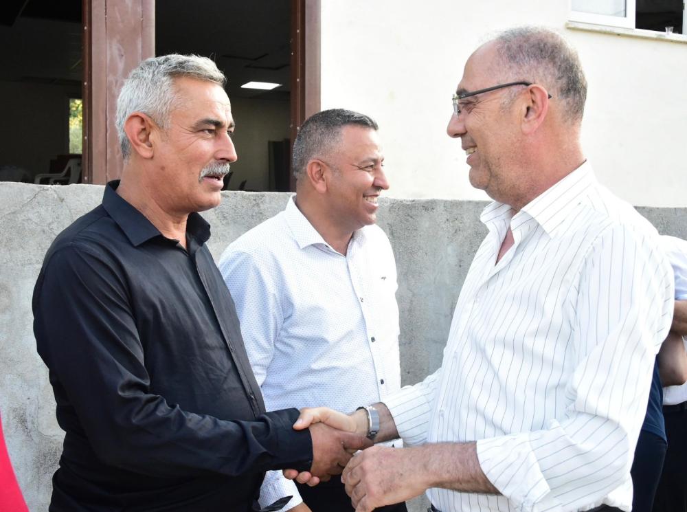 BAŞKAN YAPAR, MAHALLE MUHTARLARIYLA BULUŞTU