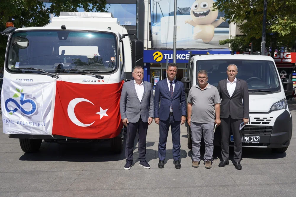 Çorlu Belediyesi Hizmet Filosunu Güçlendirmeye Devam Ediyor