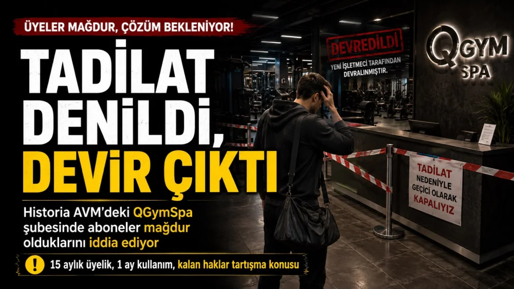 TADİLAT DENİLDİ, DEVİR ÇIKTI: SPOR SALONU ABONELERİ MAĞDUR OLDUKLARINI İDDİA EDİYOR