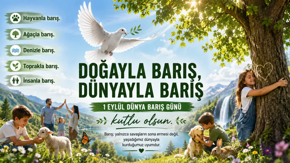 DOĞAYLA BARIŞMADAN DÜNYAYLA BARIŞ OLMAZ