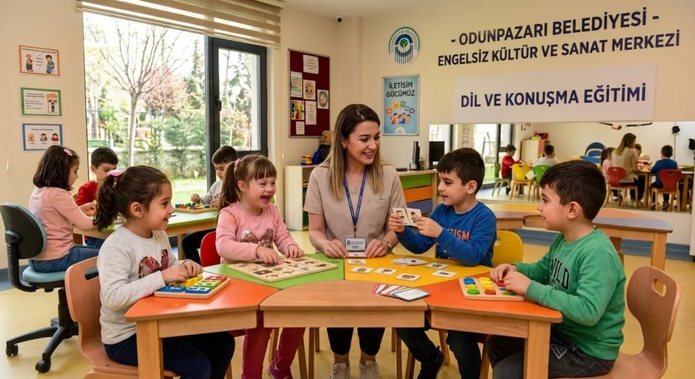ODUNPAZARI BELEDİYESİ’NDEN ÖZEL GEREKSİNİMLİ BİREYLER İÇİN ÜCRETSİZ DİL VE KONUŞMA EĞİTİMİ DESTEĞİ