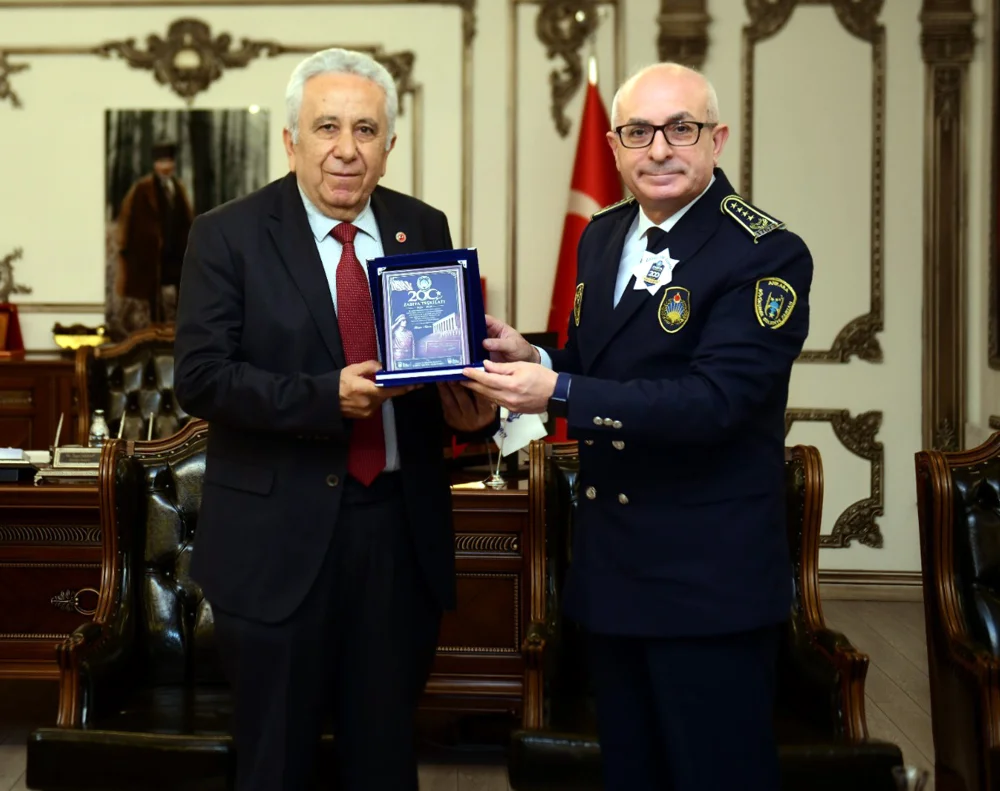 ZABITA DAİRE BAŞKANINDAN BELEDİYE BAŞKAN VEKİLİNE ZİYARET