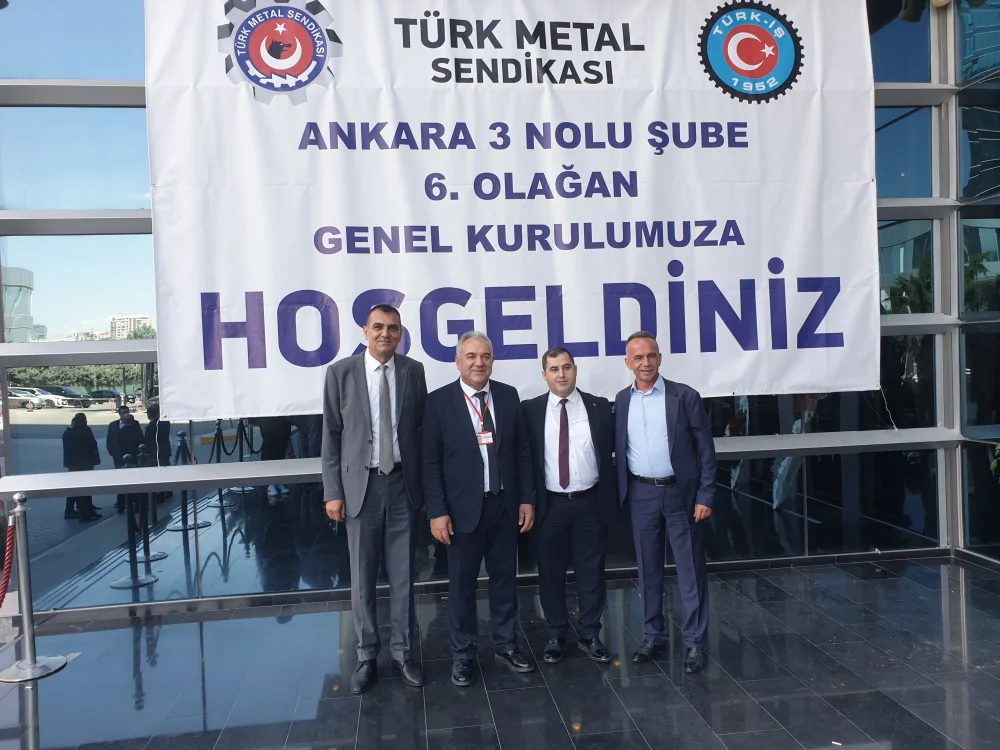 TÜRK METAL SENDİKASI ANKARA 3 NOLU ŞUBE GENEL KURULUNU YAPTI