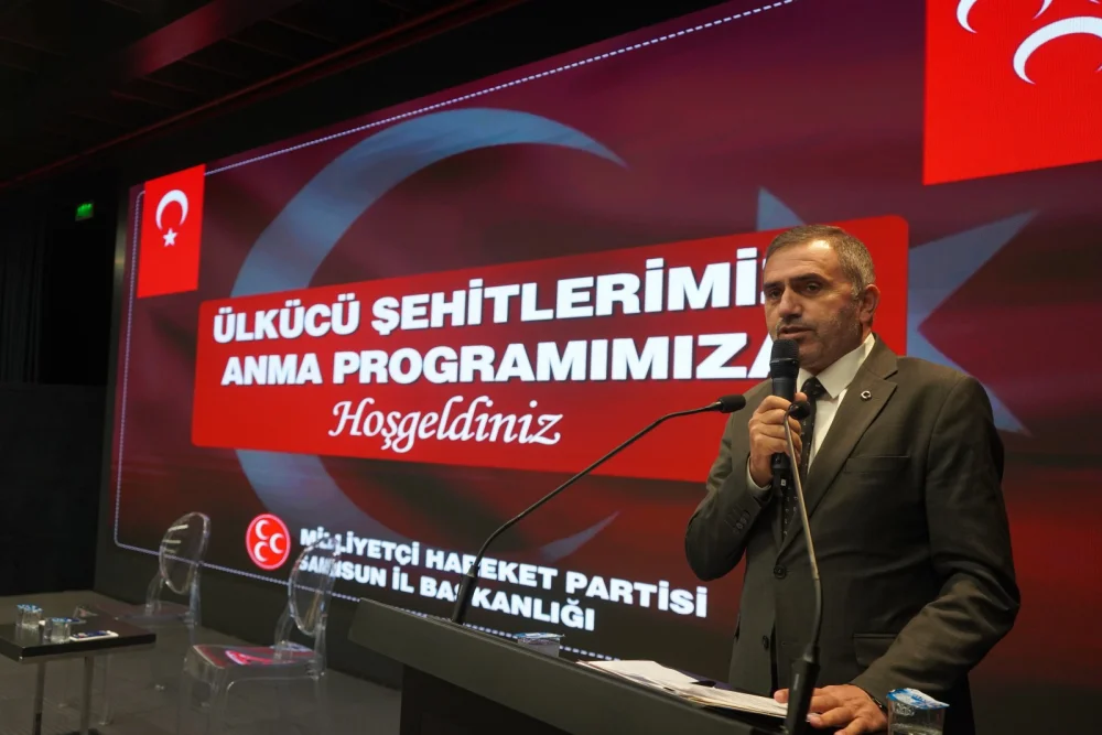 MHP SAMSUN İL BAŞKANLIĞI’NDAN ‘ÜLKÜCÜ ŞEHİTLERİ ANMA PROGRAMI’: BURHAN MUCUR’DAN BİRLİK VE SAHA MESAJI