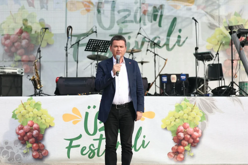 Osmangazi’de Üzüm Bereketi Festivalle Taçlandı