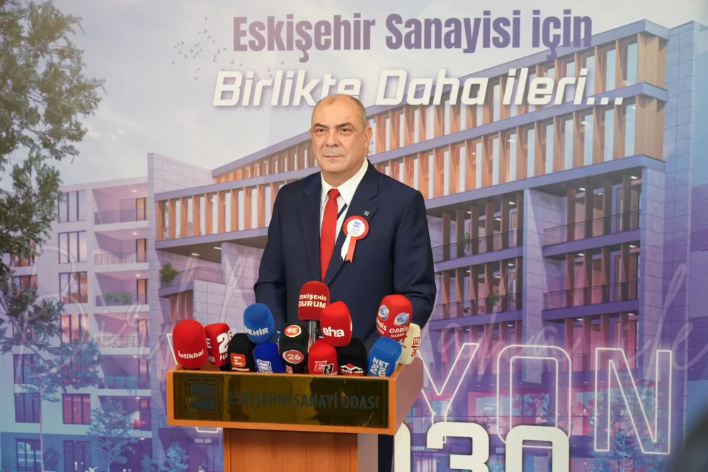 ESKİŞEHİR SANAYİ ODASI SEÇİMLERİNDE CELALETTİN KESİKBAŞ GÜVEN TAZELEDİ