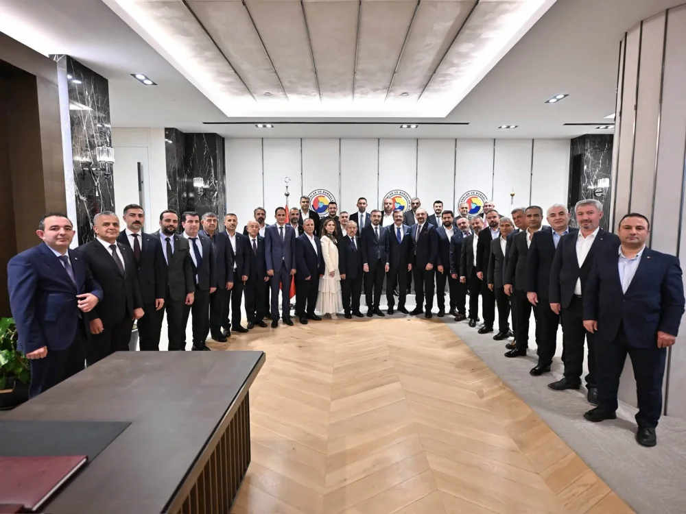 MEHMET TORUNOĞLU VE ATSO HEYETİNDEN HİSARCIKLIOĞLU’NA DESTEK ZİYARETİ