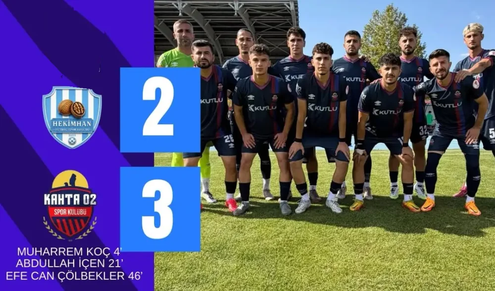 KAHTA 02 SPOR’DAN DEPLASMANDA KRİTİK GALİBİYET: 3-2